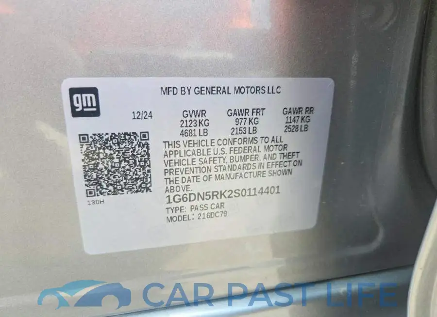1G6DN5RK2S0114401# 12