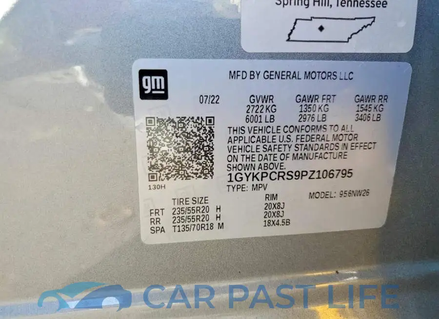 1GYKPCRS9PZ106795# 13