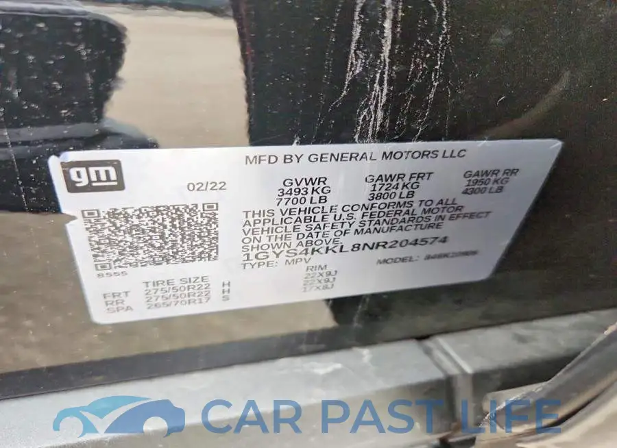 1GYS4KKL8NR204574# 13