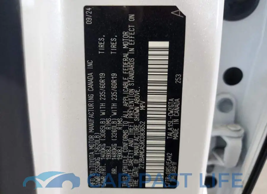 2T2BAMCA5RC083652# 14