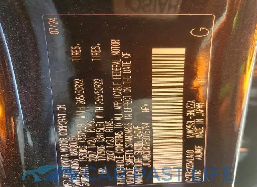JTJVBCDX7R5015794# 14