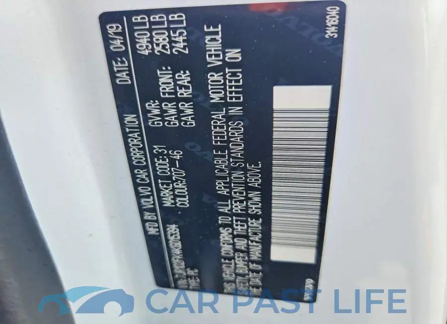 7JR102FK4KG015394# 12