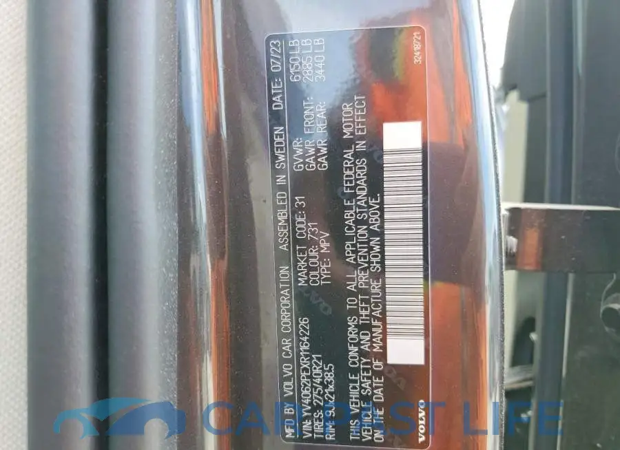 YV4062PEXR1164226# 14
