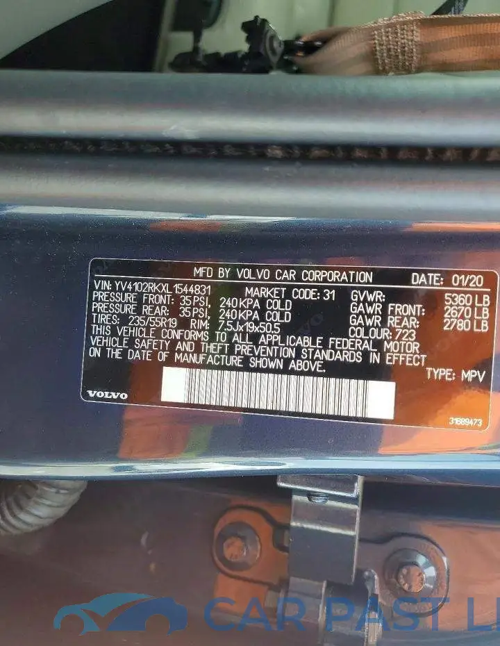 YV4102RKXL1544831# 13