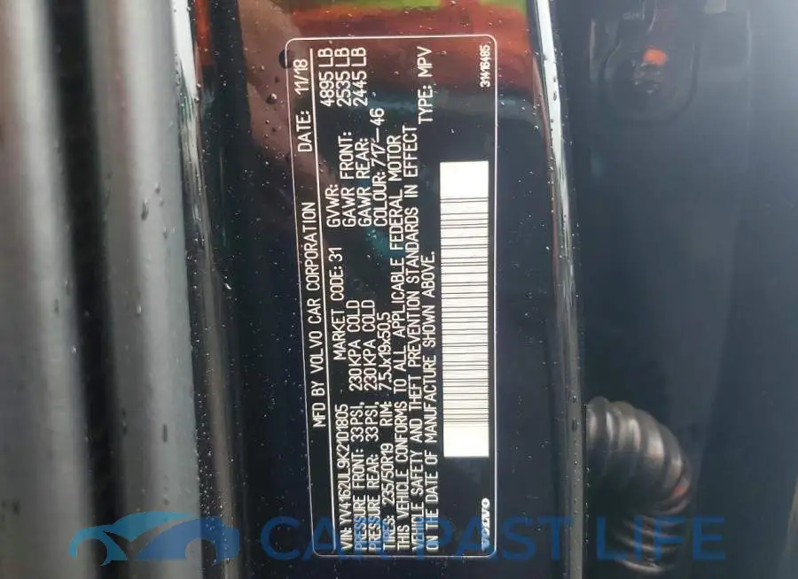 YV4162UL9K2101805# 13