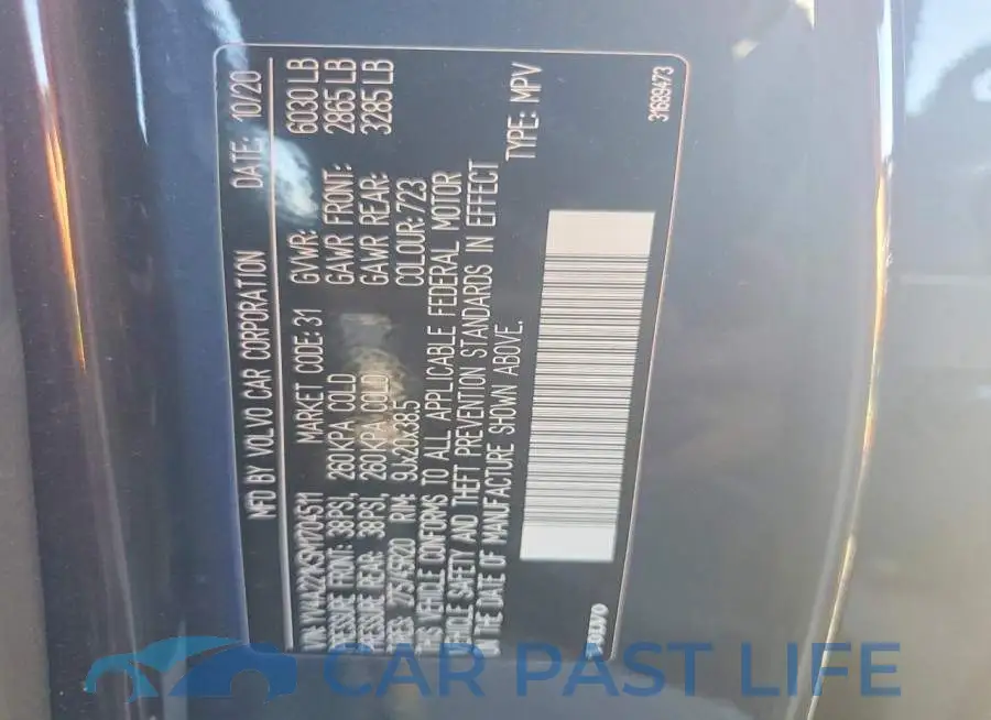 YV4A221K5M1704511# 14
