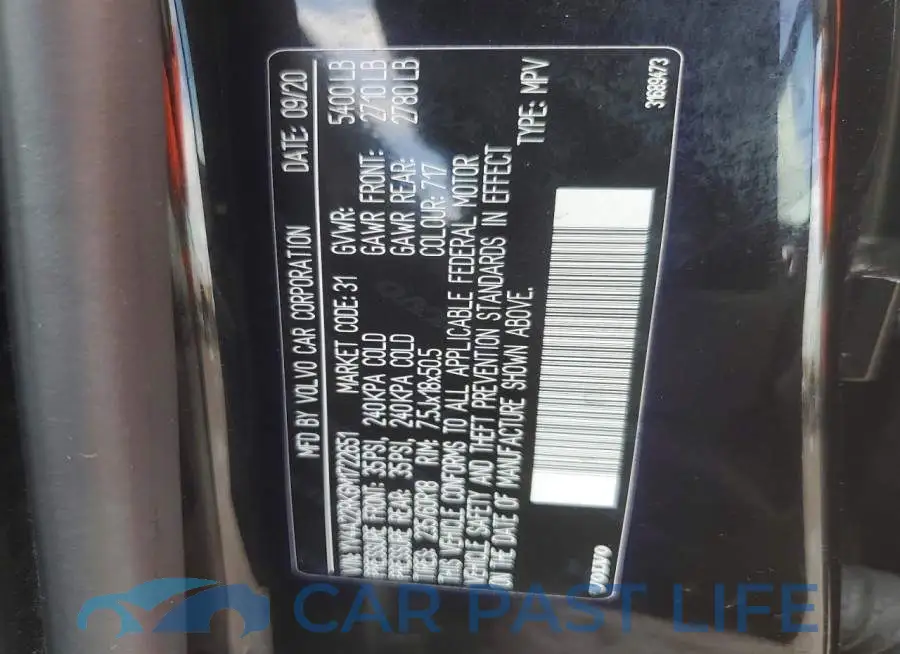 YV4A22RK6M1722651# 13