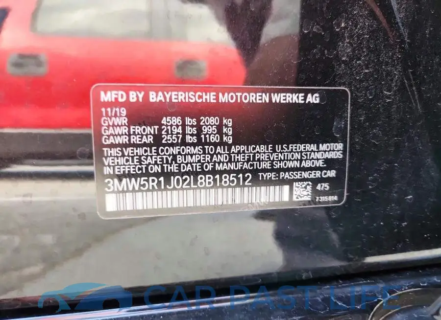 3MW5R1J02L8B18512# 12