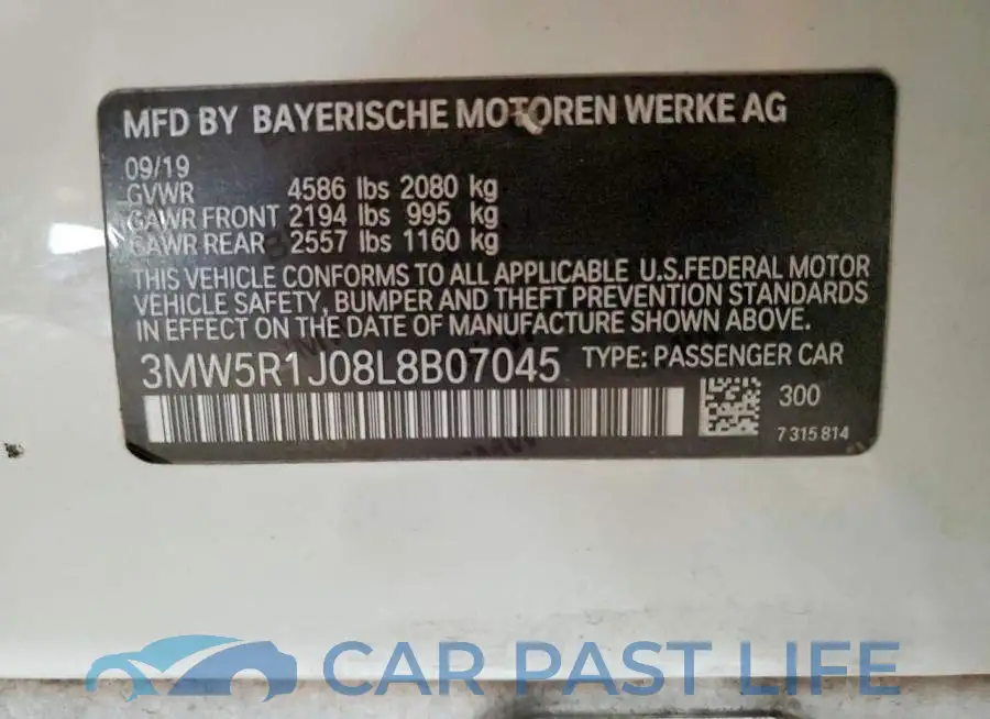 3MW5R1J08L8B07045# 12