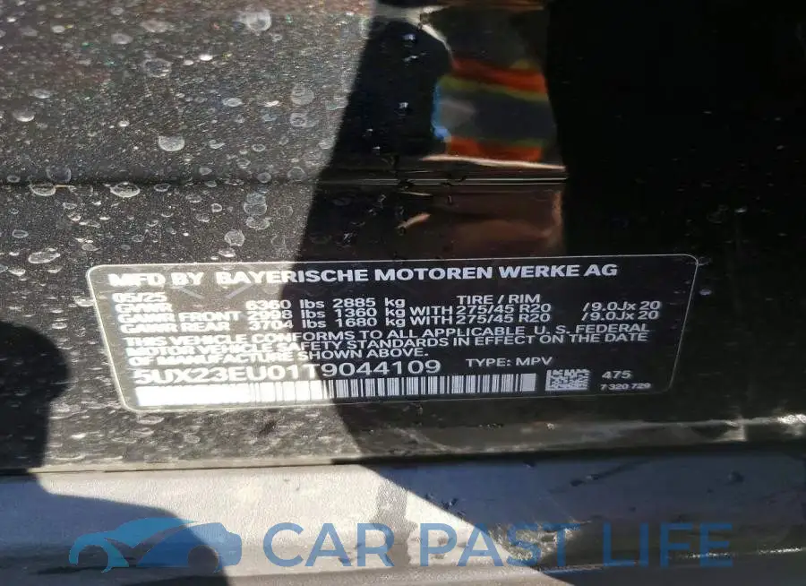 5UX23EU01T9044109# 13