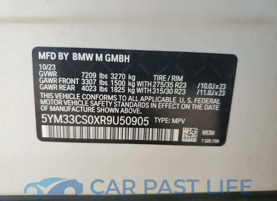 5YM33CS0XR9U50905# 14
