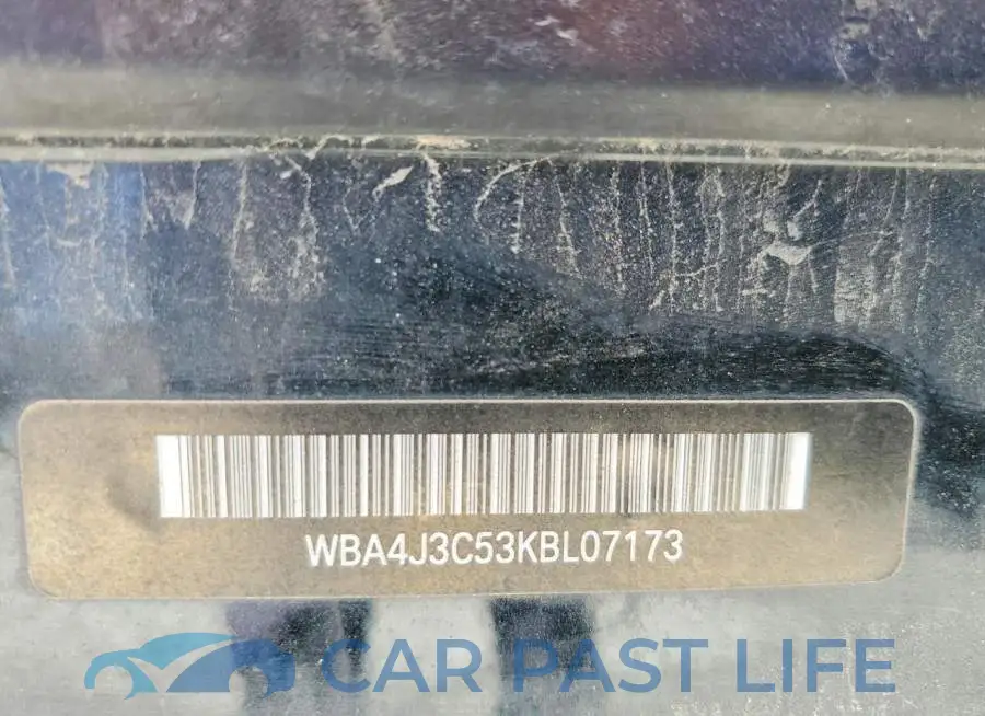 WBA4J3C53KBL07173# 12