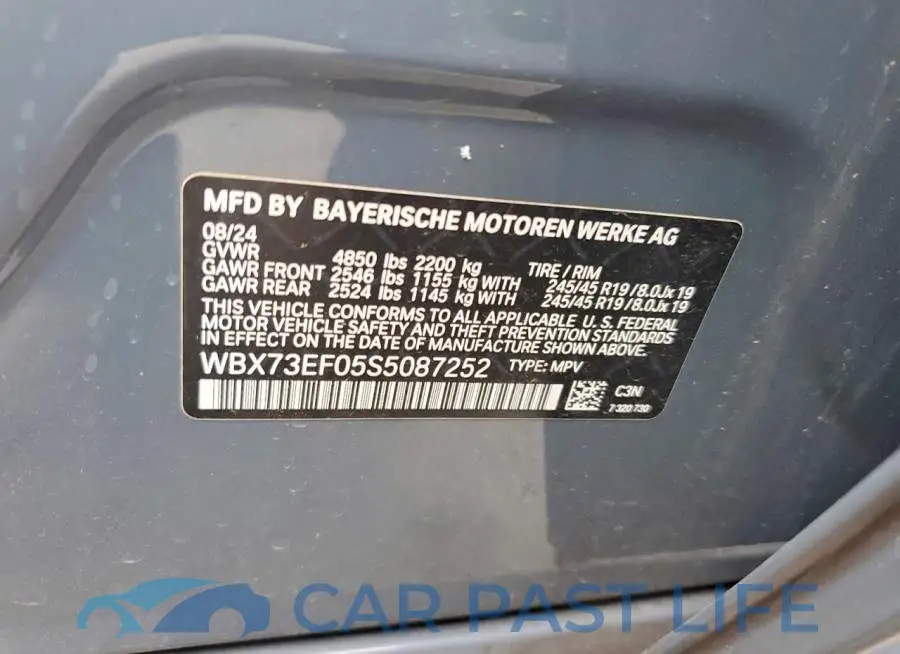 WBX73EF05S5087252# 13