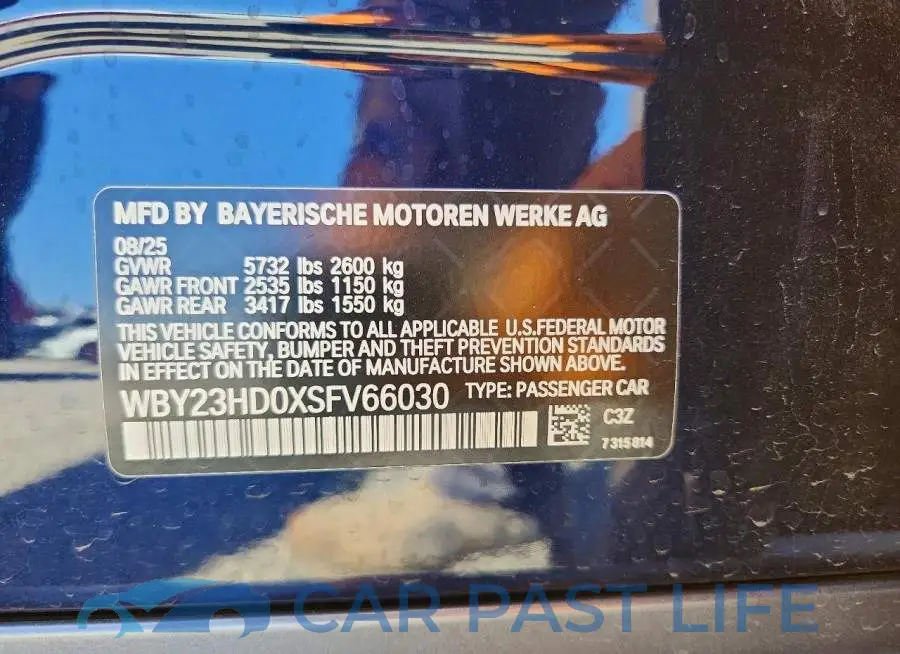 WBY23HD0XSFV66030# 13