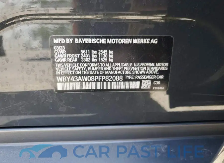WBY43AW08PFP82088# 12