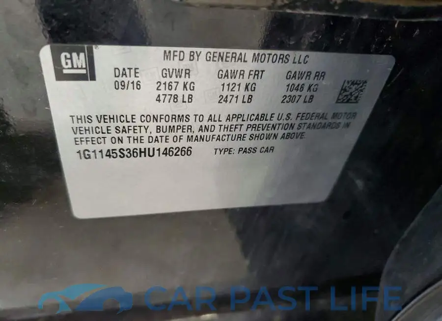 1G1145S36HU146266# 12