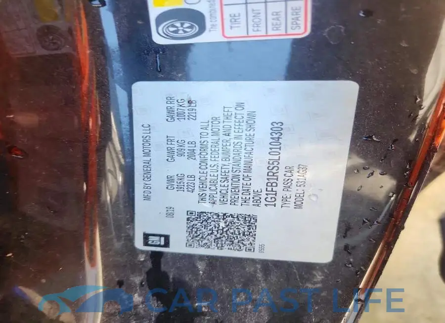 1G1FB1RS5L0104303# 12