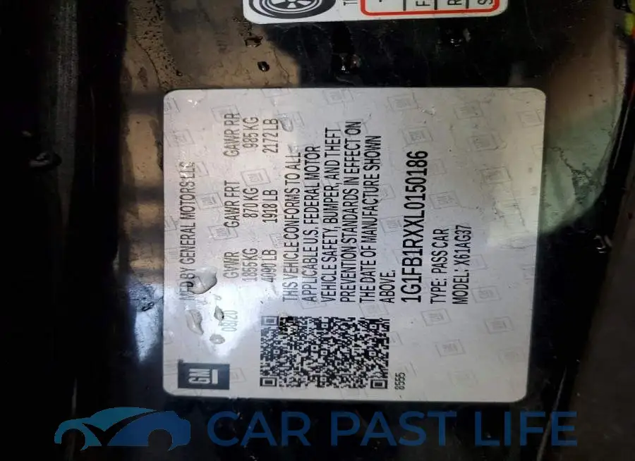 1G1FB1RXXL0150186# 12
