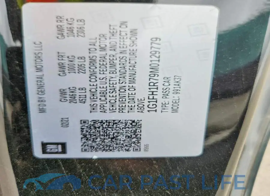 1G1FH1R79M0129779# 12