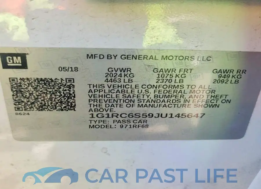 1G1RC6S59JU145647# 12