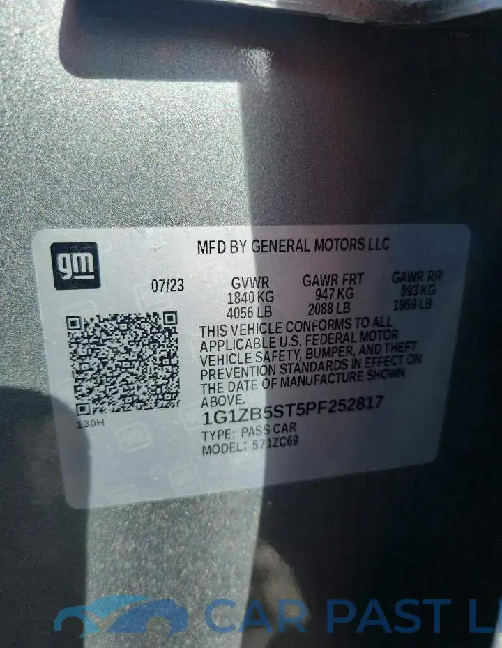 1G1ZB5ST5PF252817# 13