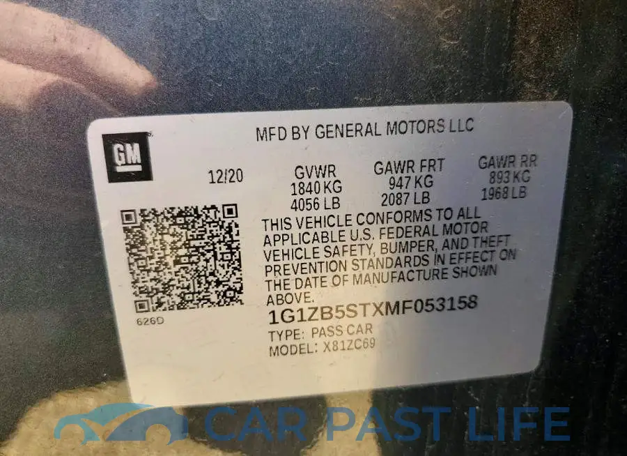 1G1ZB5STXMF053158# 12