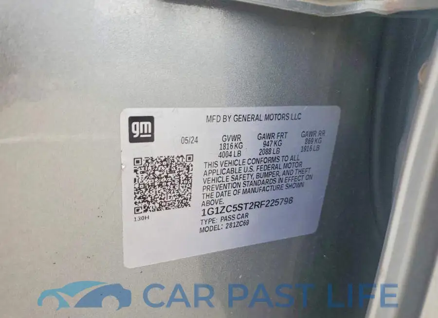 1G1ZC5ST2RF225798# 12