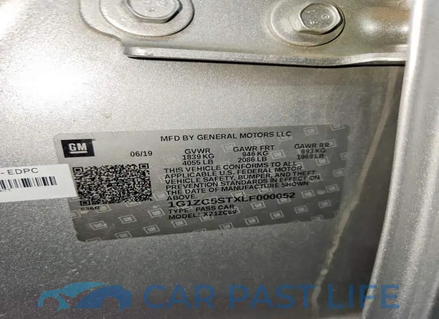 1G1ZC5STXLF000052# 12