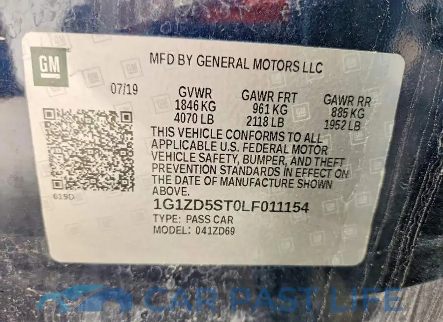 1G1ZD5ST0LF011154# 12