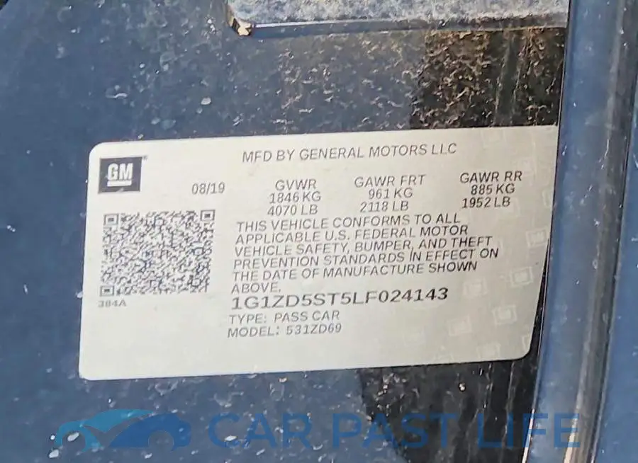 1G1ZD5ST5LF024143# 12
