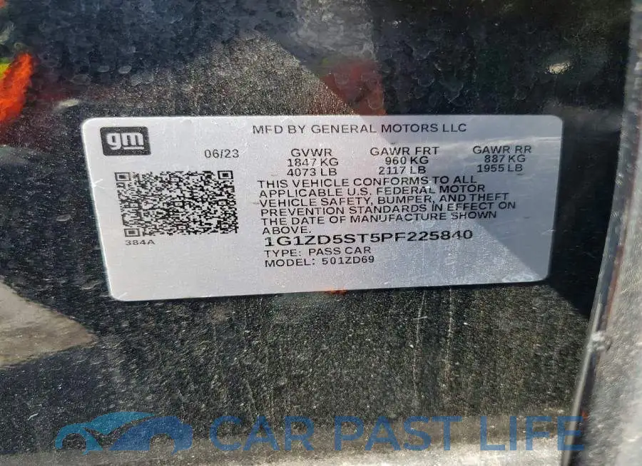 1G1ZD5ST5PF225840# 13