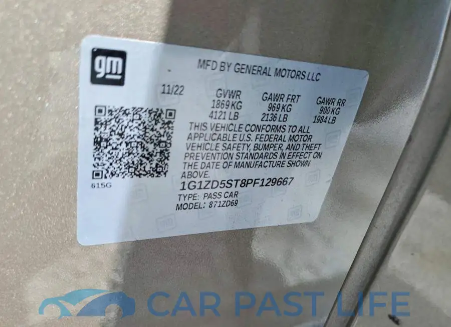 1G1ZD5ST8PF129667# 12