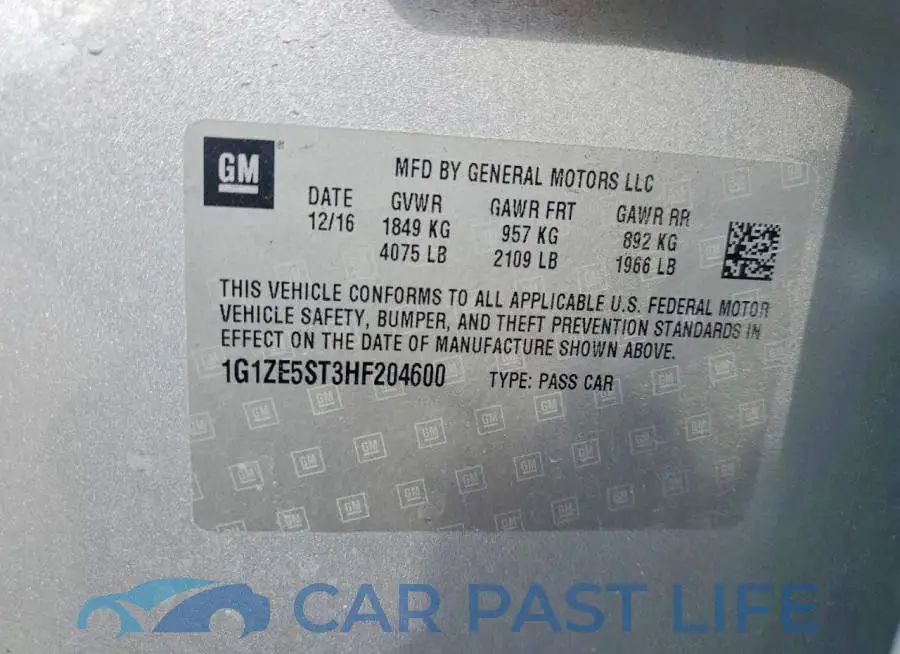 1G1ZE5ST3HF204600# 12