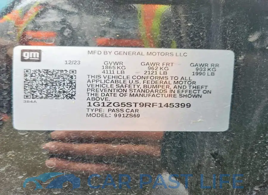 1G1ZG5ST9RF145399# 13
