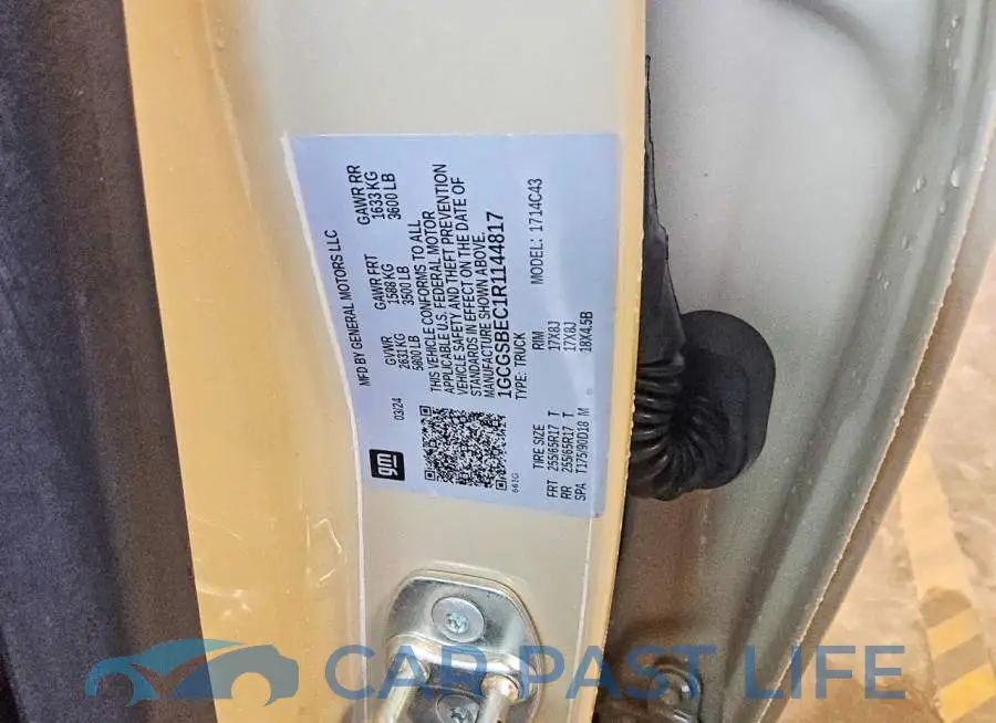 1GCGSBEC1R1144817# 12