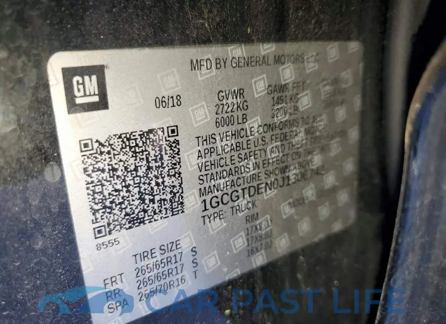 1GCGTDEN0J1306743# 12