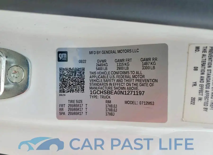 1GCHSBEA0N1271197# 12