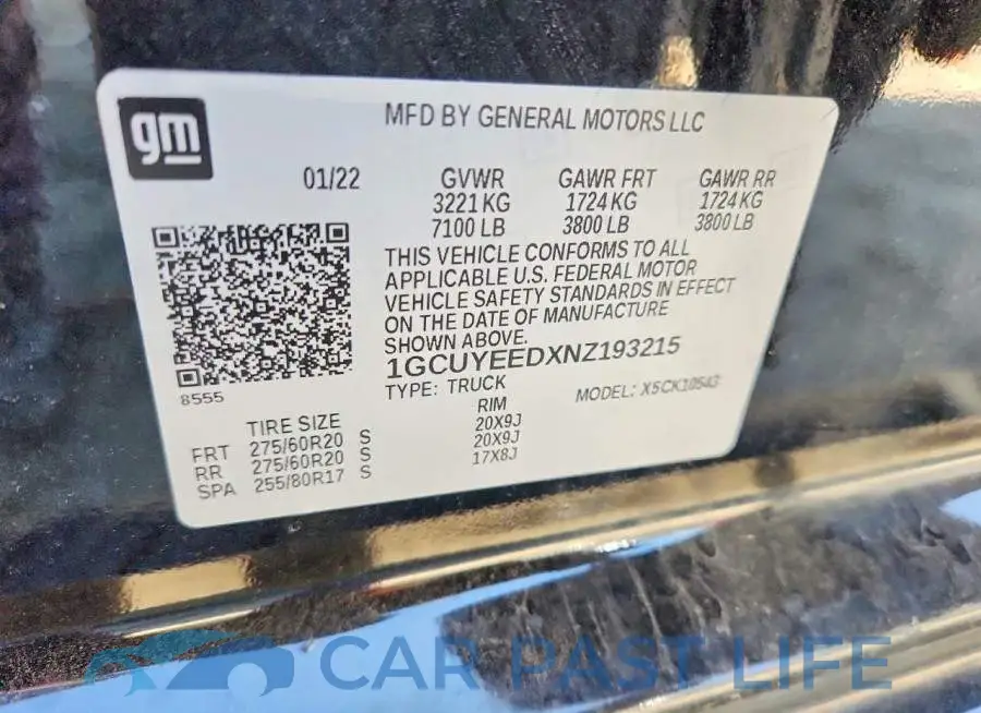 1GCUYEEDXNZ193215# 13