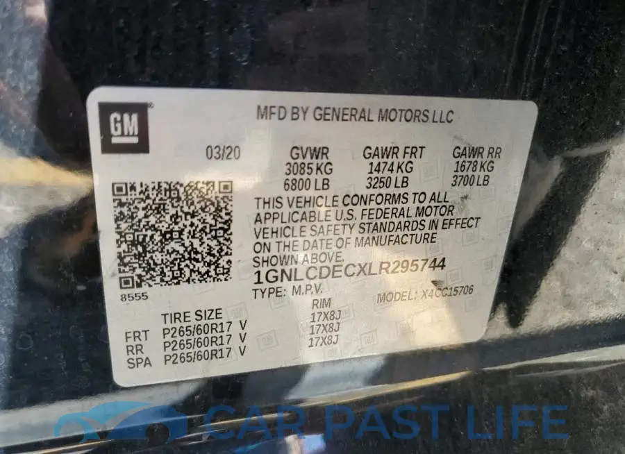 1GNLCDECXLR295744# 13