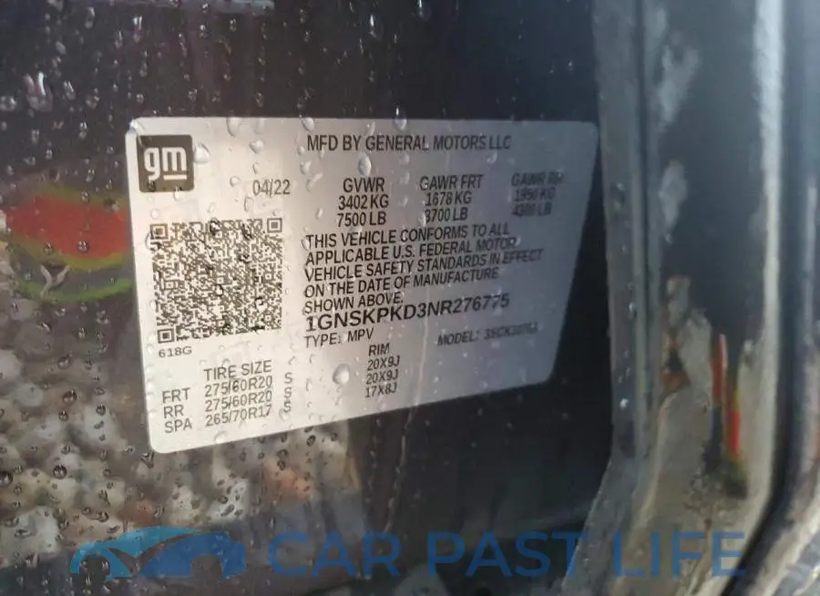 1GNSKPKD3NR276775# 14