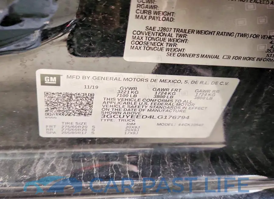 3GCUYEED4LG176794# 13
