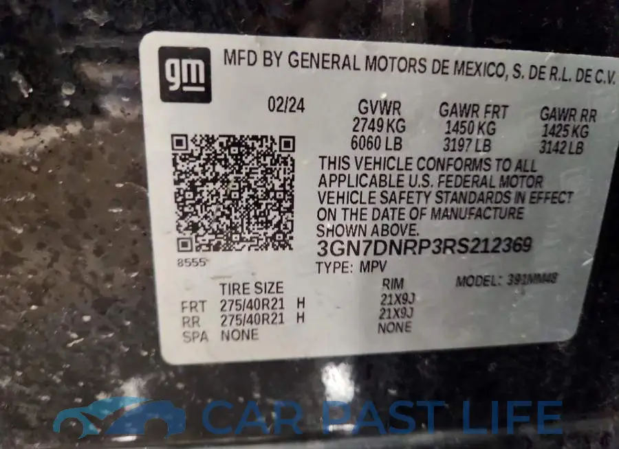 3GN7DNRP3RS212369# 14