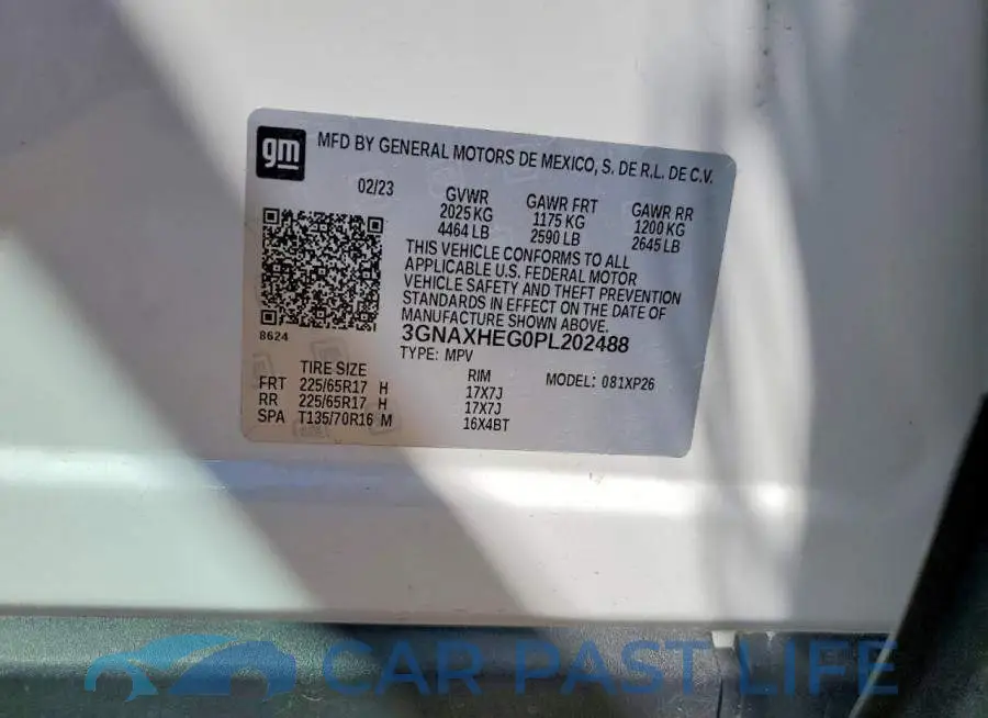 3GNAXHEG0PL202488# 13
