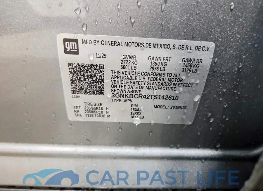 3GNKBCR42TS142610# 13