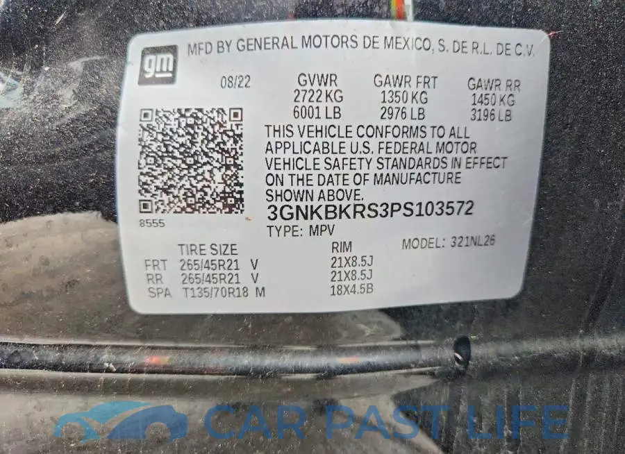 3GNKBKRS3PS103572# 13