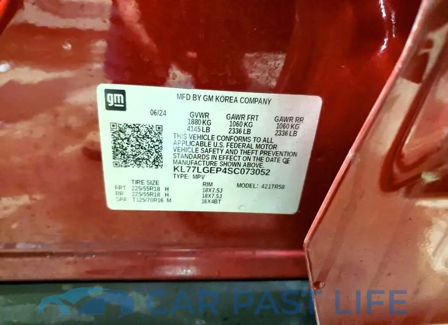 KL77LGEP4SC073052# 13