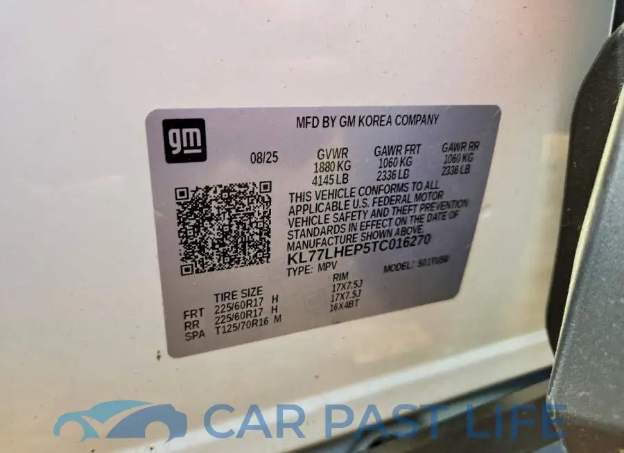 KL77LHEP5TC016270# 14