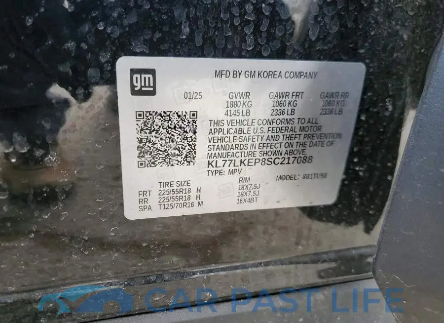 KL77LKEP8SC217088# 13