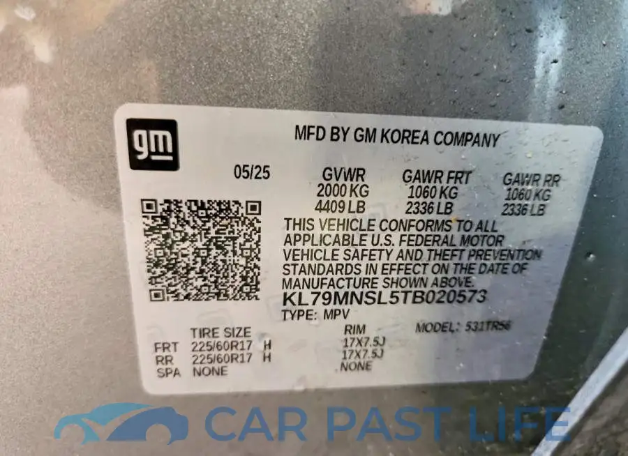 KL79MNSL5TB020573# 13