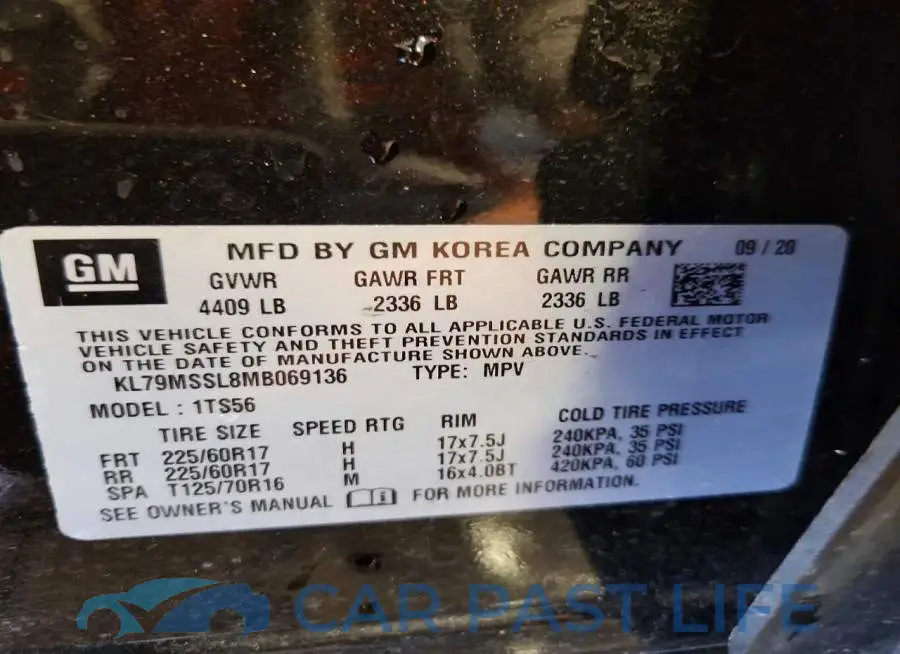 KL79MSSL8MB069136# 13